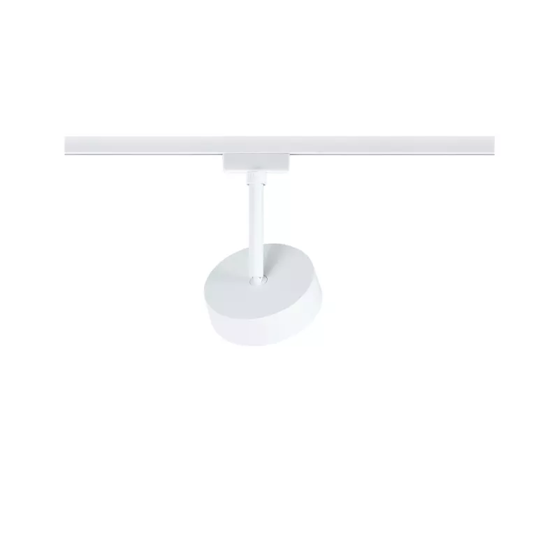 Foco circular para riel URail, 190 lm, 5 W, 4000 K, regulable, 230 V, color blanco señal.