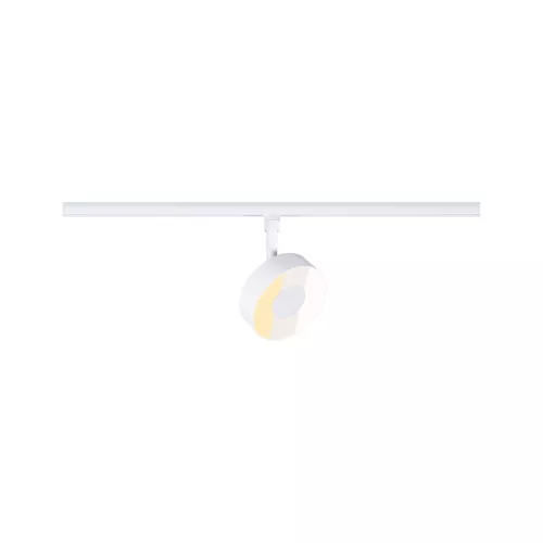 Foco circular para riel URail, 250 lm, 5 W, 2700-4000 K, regulable, 230 V, luz blanca.