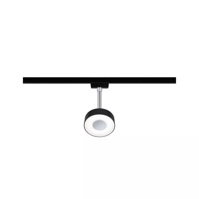 ,URail Schienenstrahler Kreis 270lm 5W 4000K dimmbar 230V Matt schwarz,,,