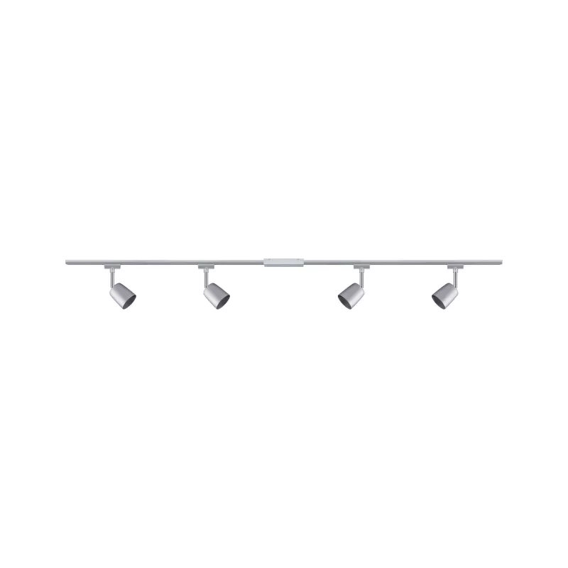 ,URail Spot sur rail Cover Kit de base GU10 max. 4x10W gradable 230V Chrome mat,,,
