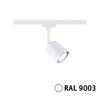 URail Gleis-Scheinwerferabdeckung, Einzelplatz, GU10, max. 10 W, dimmbar, 230 V, Signalweiß - système d'accrochage et décoration - détail 3