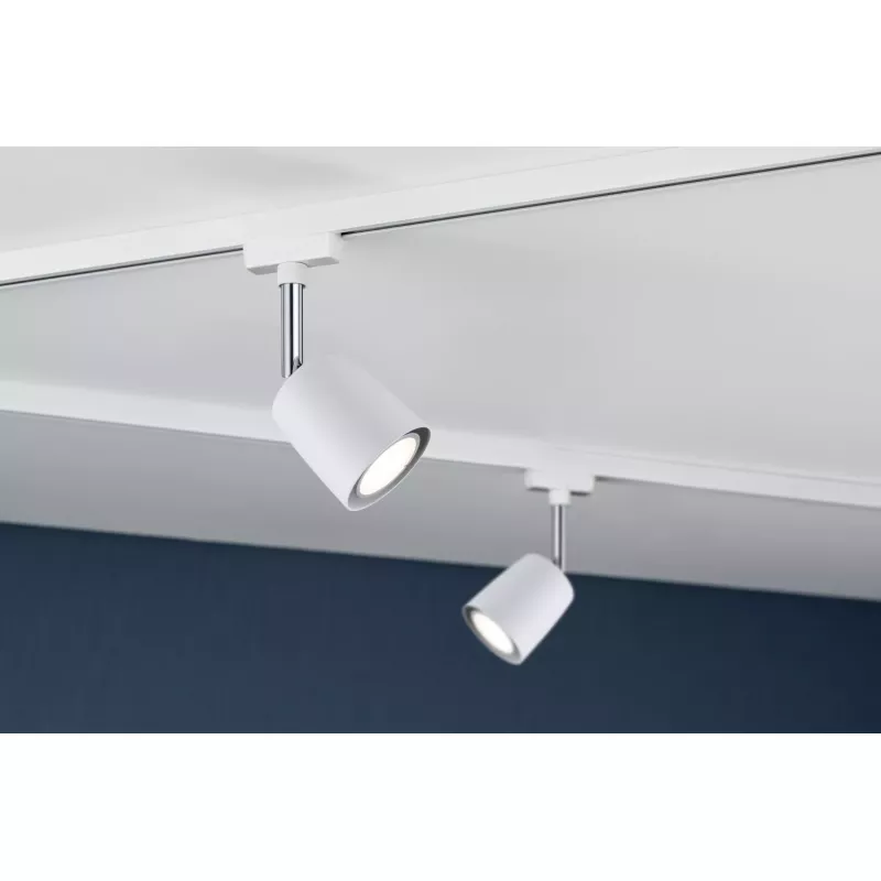 ,URail Schienen-Spotabdeckung Einzelspot GU10 max. 10W dimmbar 230V Weiß,,,