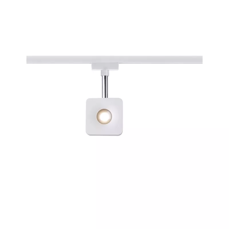 ,URail Track spotlight Cube Individual spotlight 540lm 8W 2700K dimmable 230V White,,, PAULMANN 12 - Cimaise Tableau 