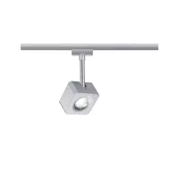 Foco de riel URail Cube Foco individual 540lm 8W 2700K regulable 230V Cromo mate,,, - système d'accrochage et décoration - détail 1