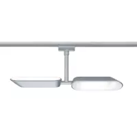,URail Spot sur rail Dipper Spot individuel 2x650lm 2x8W 2700K gradable 230V Chrome mat,,, - système d'accrochage et décoration - détail 2