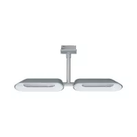 ,URail Schienenstrahler Dipper Einzelstrahler 2x650lm 2x8W 2700K dimmbar 230V Mattchrom,,, - système d'accrochage et décoration - détail 5