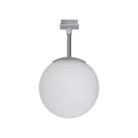 Foco para riel URail, foco individual tipo globo, E14, máx. 10 W, regulable, 230 V, cromo mate, - système d'accrochage et décoration - détail 3