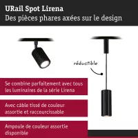 URail Spot sur rail Lirena GU10 max. 10W 230V - système d'accrochage et décoration - détail 4
