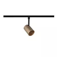 URail Luxus-Schienenstrahler GU10 max. 10W dimmbar 230V Mattgold - système d'accrochage et décoration - détail 2