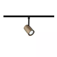 URail Luxus-Schienenstrahler GU10 max. 10W dimmbar 230V Mattgold - système d'accrochage et décoration - détail 3