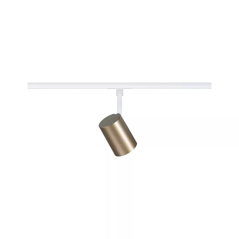 Foco de riel de lujo URail GU10, máx. 10 W, regulable, 230 V, oro mate, blanco señal. PAULMANN 18 - Cimaise Tableau 