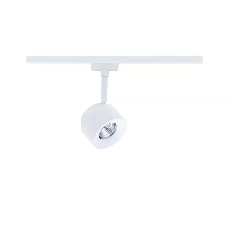 Foco para riel URail, panel de 680 lm, 7,4 W, 4000 K, regulable, 230 V, blanco señal.
