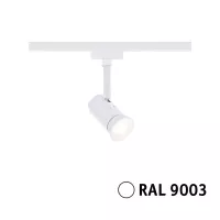 URail Spot sur rail Runa Spot individuel GU10 max. 10W gradable 230V Blanc signal - système d'accrochage et décoration - détail 5