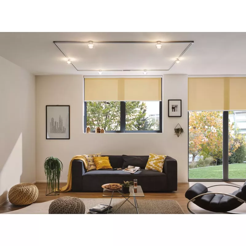 Foco para riel URail Topa Dot Foco individual 350lm 4,,9W 2700K regulable 230V Cromado,, Transparente,,,