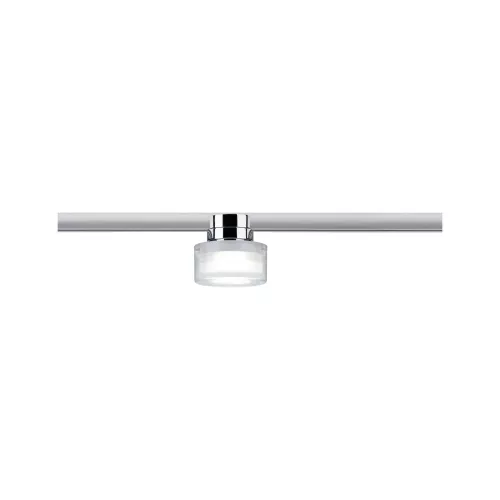 ,URail Track spotlight Topa Dot Individual spotlight 350lm 4,,9W 4000K dimmable 230V Chrome,, Clear,,, PAULMANN 12 - Cimaise Tab