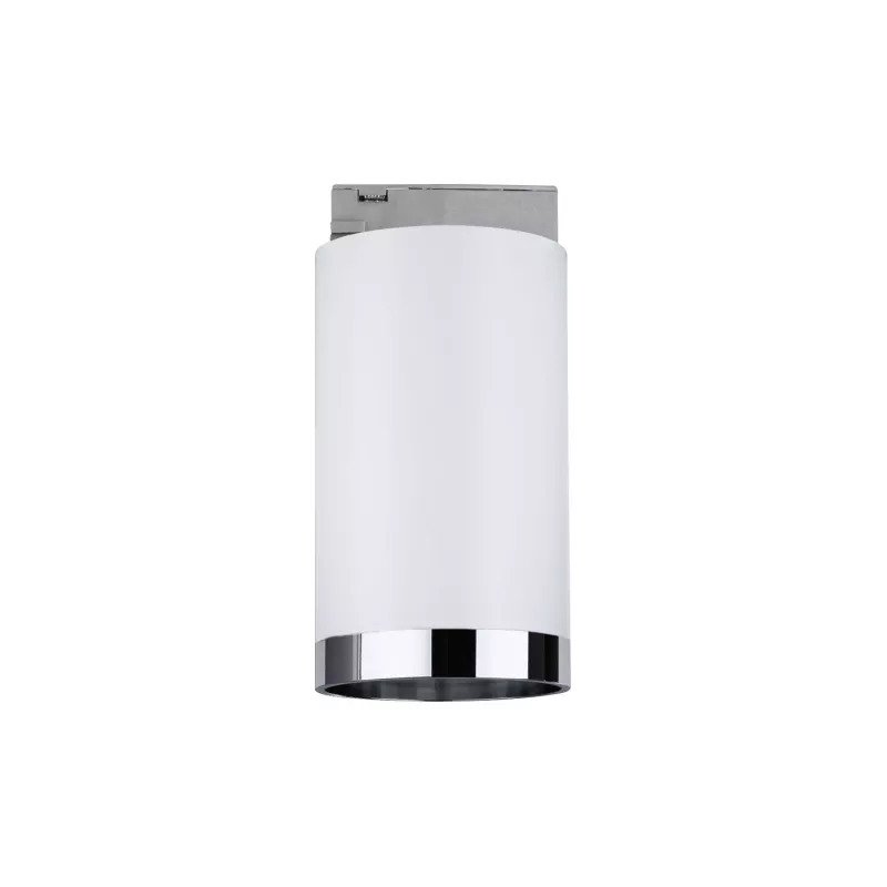URail Spot sur rail Tube Spot individuel GU10 max. 10W gradable 230V Blanc signal