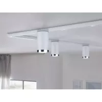URail Spot sur rail Tube Spot individuel GU10 max. 10W gradable 230V Blanc signal - système d'accrochage et décoration - détail 8