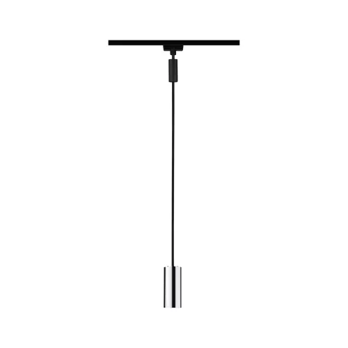 Lámpara colgante URail 2Easy E27 máx. 20W regulable 230V negro mate,,,