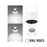 ,URail Suspension Aldan 750lm 8,,5W 4000K gradable 230V Blanc signal, - système d'accrochage et décoration - détail 3