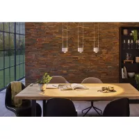 ,URail Suspension Aldan 820lm / 0lm 8,,5W / 4,,5W 2700K gradable 230V Chrome mat,,, - système d'accrochage et décoration - détail 5