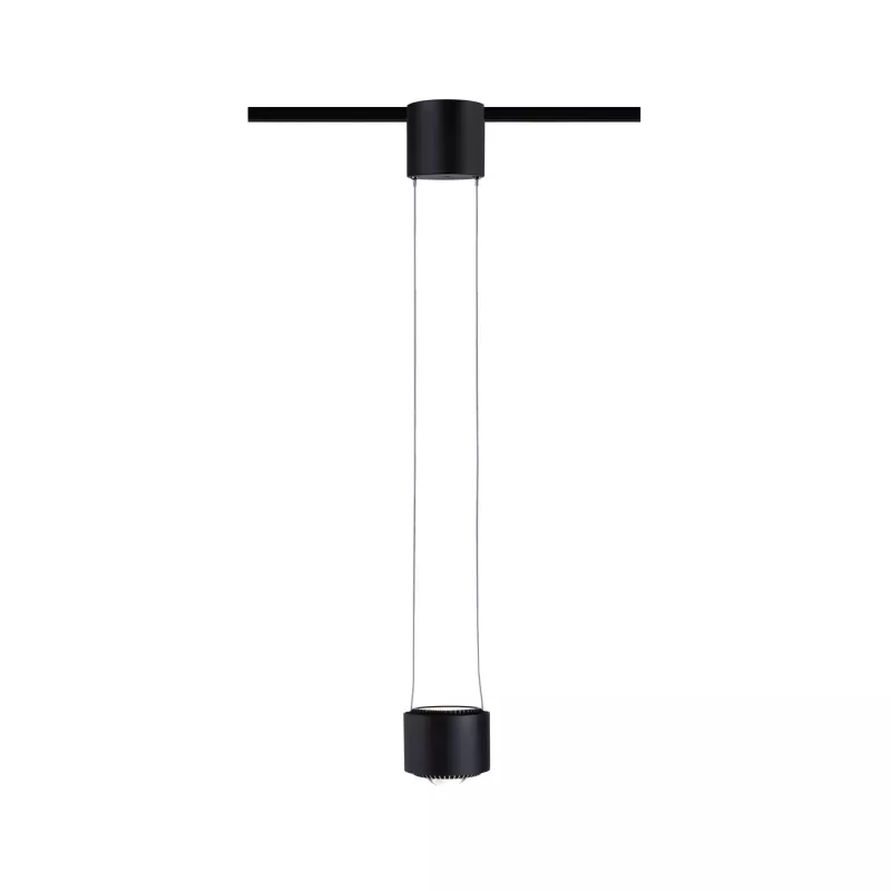 ,URail Suspension Aldan 930lm / 530lm 8,,5W / 4,,5W 4000K gradable 230V Noir mat,,, - système d'accrochage et décoration