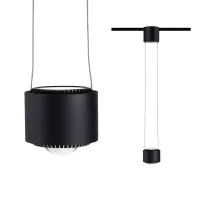 ,URail Suspension Aldan 930lm / 530lm 8,,5W / 4,,5W 4000K gradable 230V Noir mat,,, - système d'accrochage et décoration - détail 2