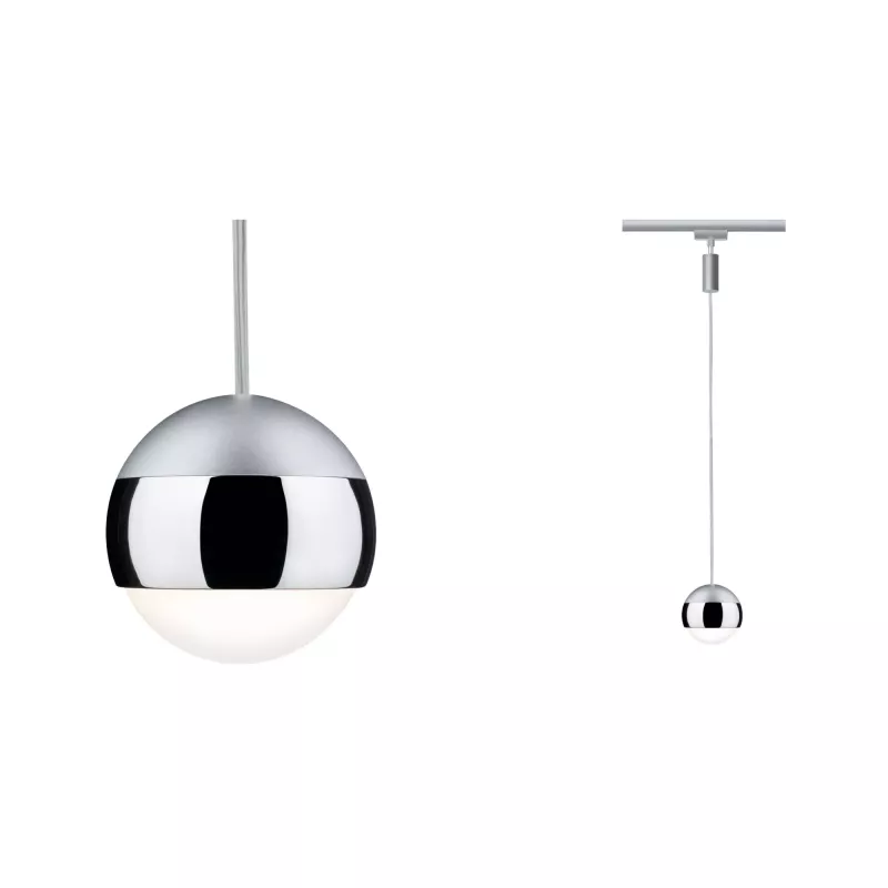 ,URail Suspension Capsule II 439lm 6,,3W 2700K gradable 230V Chrome mat,,, PAULMANN 12 - Cimaise Tableau 