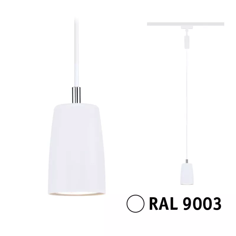 URail-Aufhängungsabdeckung GU10 max. 10 W dimmbar 230 V Signal weiß