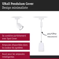 URail Suspension Cover GU10 max. 10W gradable 230V Blanc signal - système d'accrochage et décoration - détail 6