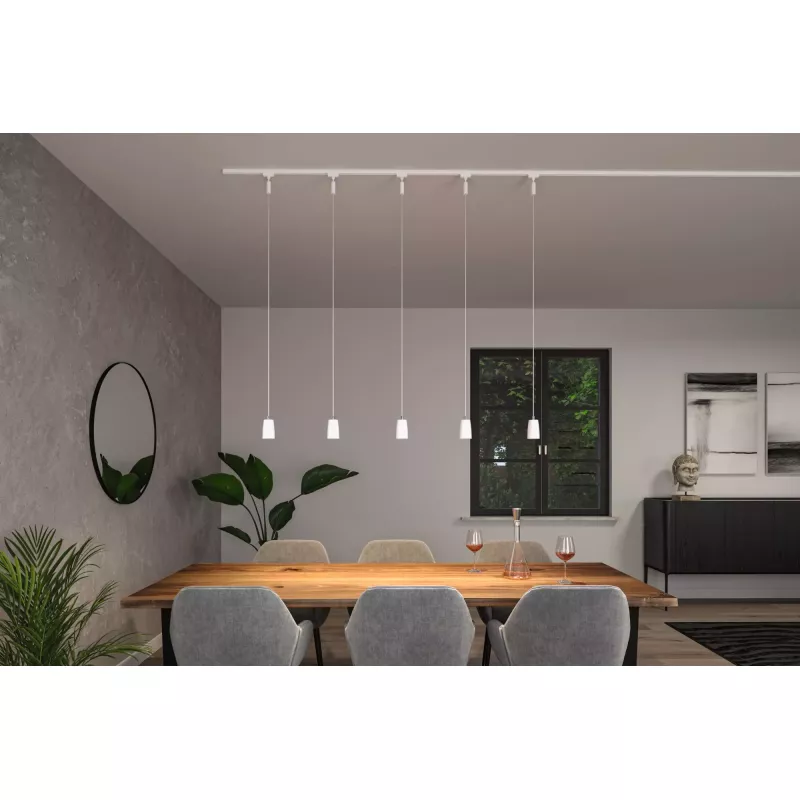 URail-Aufhängungsabdeckung GU10 max. 10 W dimmbar 230 V Signal weiß