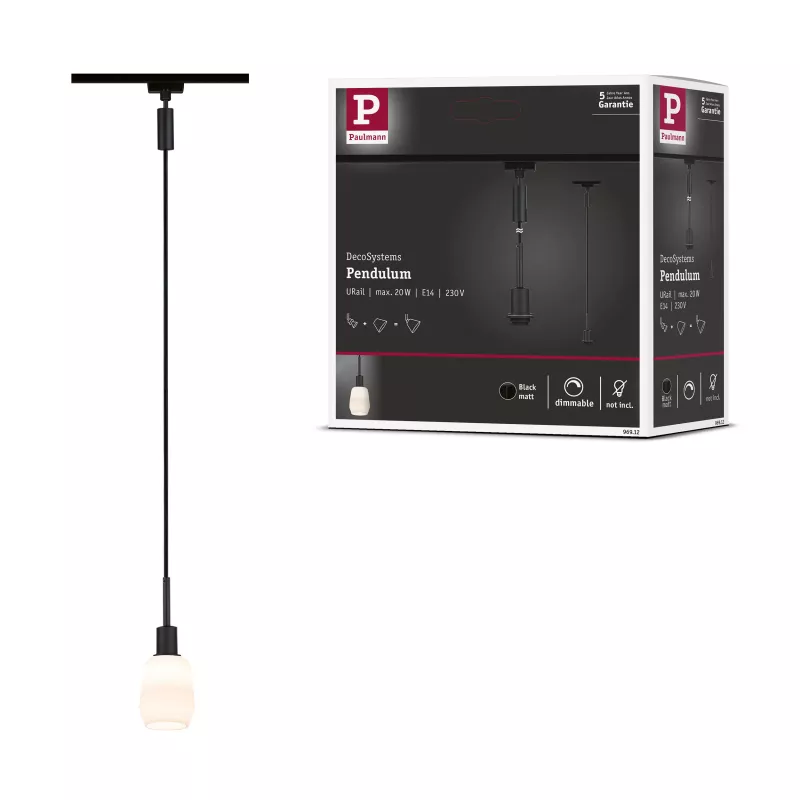 URail Suspension DecoSystems Basic E14 max. 20W gradable 230V