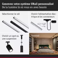 URail Suspension Lirena GU10 max. 10W 230V - système d'accrochage et décoration - détail 7
