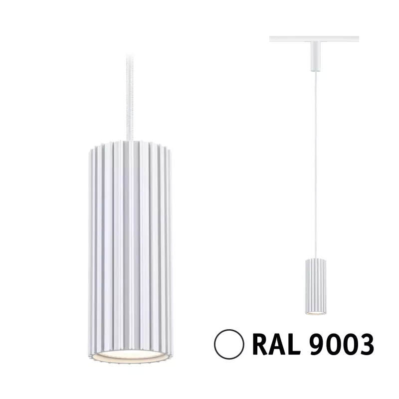 URail Suspension Lirena GU10 max. 10W 230V Blanc signal