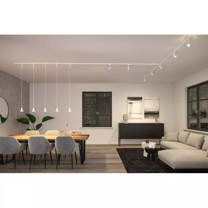 URail Pendant Lamp Runa GU10 max. 10W dimmable 230V Signal white