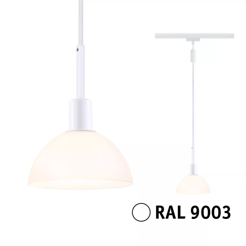 URail Pendant Lamp Sarrasani E14 max. 20W dimmable 230V Signal white