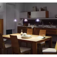 ,URail Suspension Sarrasani E14 max. 20W gradable 230V Noir mat,, Dichroïque, - système d'accrochage et décoration - détail 5