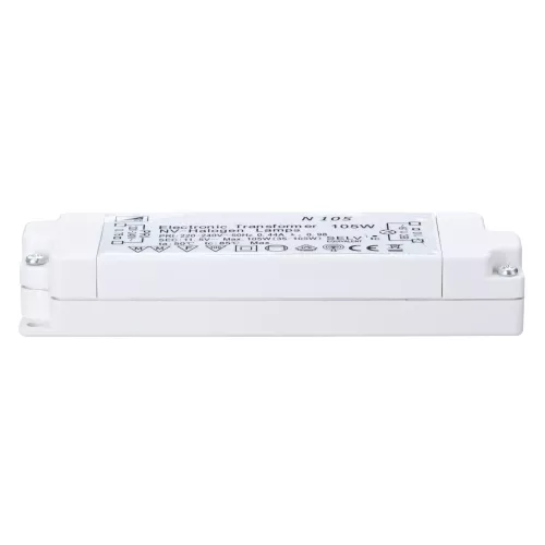 VDE-Elektroniktransformator 35–105 W max. 35–105 W 230/12 V 105 VA