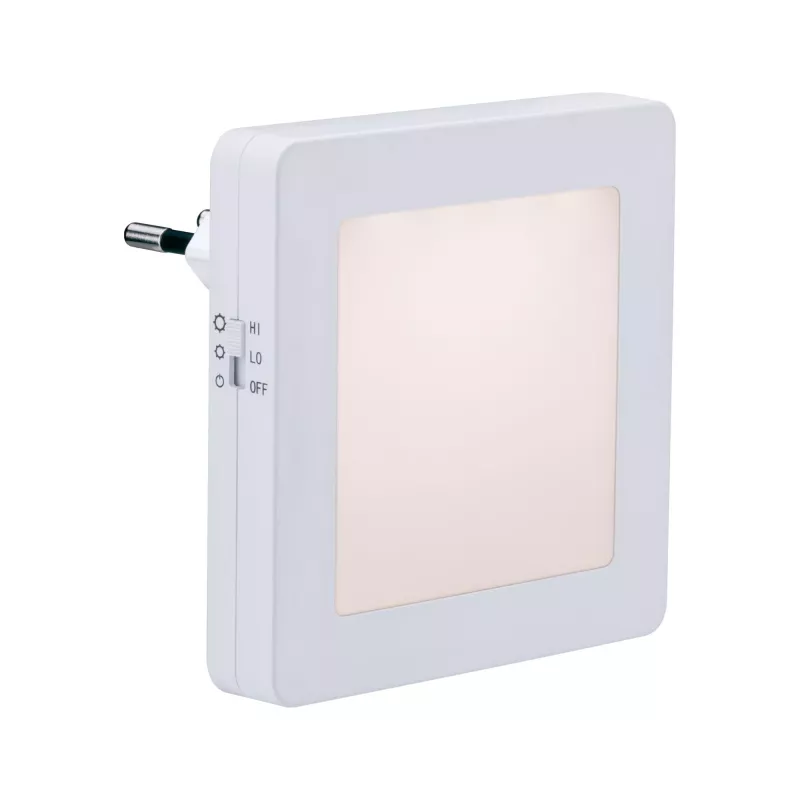 ,Veilleuse Esby avec capteur crépusculaire carré 3000K 0,,7lm, - système d'accrochage et décoration