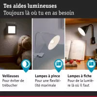 Esby Nachtlicht mit quadratischem Dämmerungssensor, 3000 K, 0,7 lm - système d'accrochage et décoration - détail 5