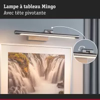 ,Éclairage de tableau LED Mingo 3000K 510lm 230V 9,,5W Alu brossé, - système d'accrochage et décoration - détail 3