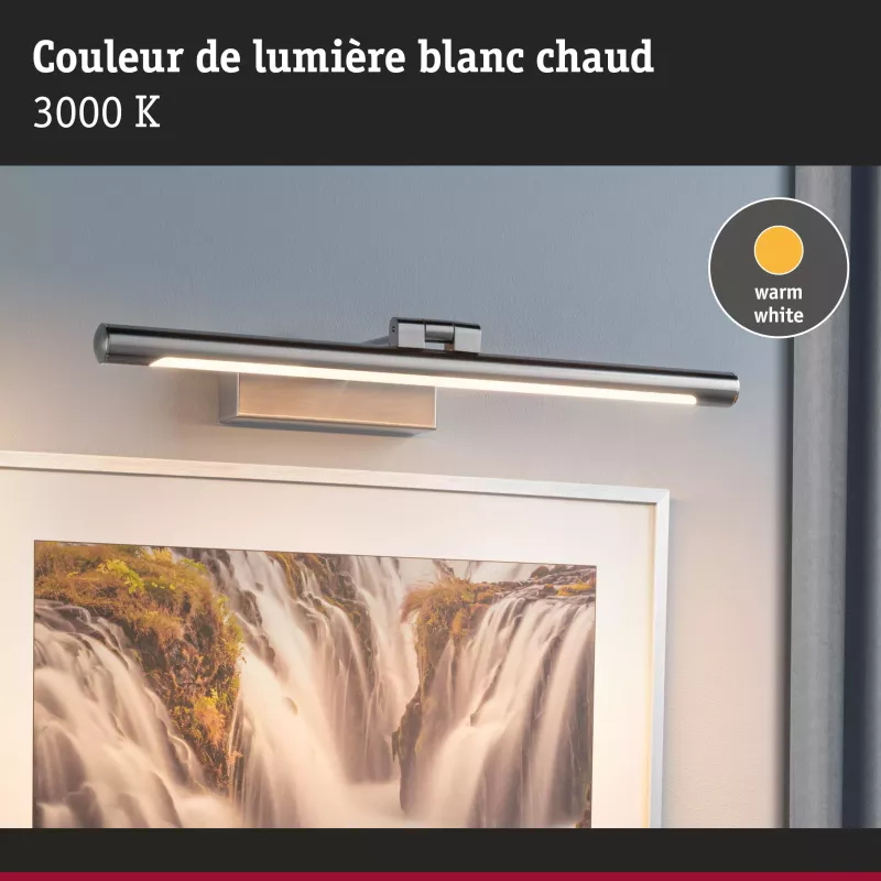 ,Éclairage de tableau LED Mingo 3000K 510lm 230V 9,,5W Alu brossé,