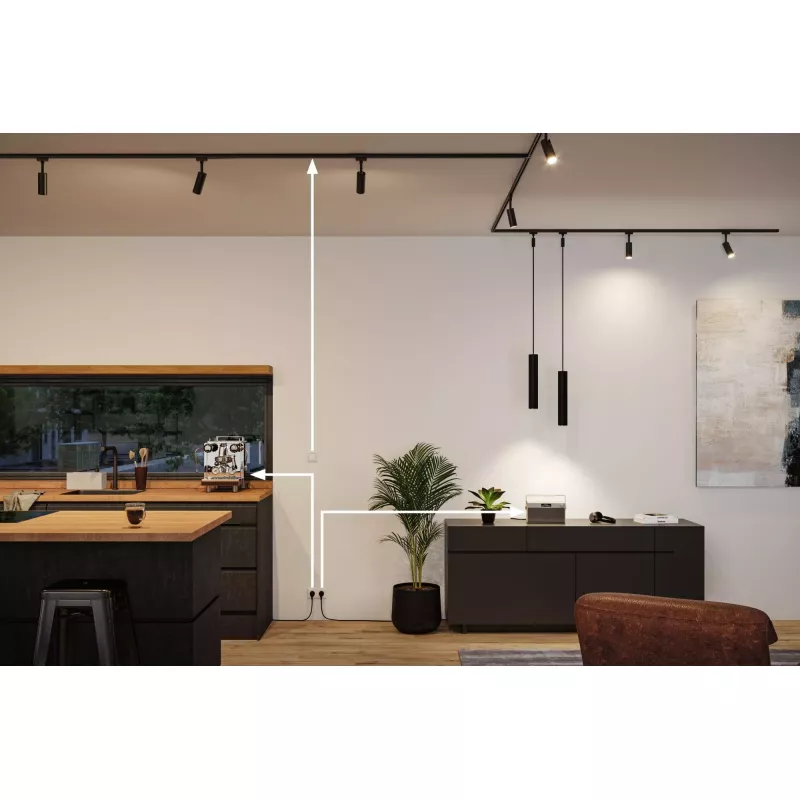 Actuador empotrable de encendido/apagado Zigbee 3.0 para hogar inteligente, color blanco.
