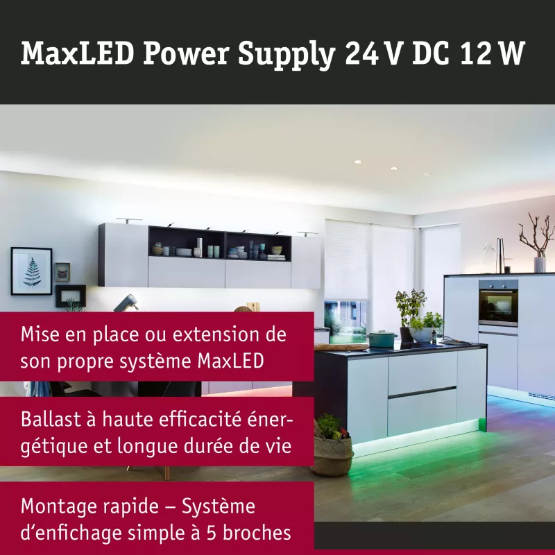 Alimentation Universal 230/24V 12VA Noir