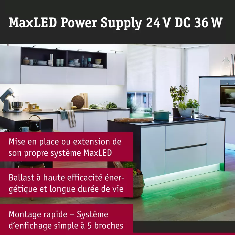 Universal Power Supply 230/24V 36VA Black