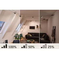 CorDuo 3-Stufen-Dimmerkabelsystem, 3-stufiger Dimmer, Weiß - système d'accrochage et décoration - détail 8