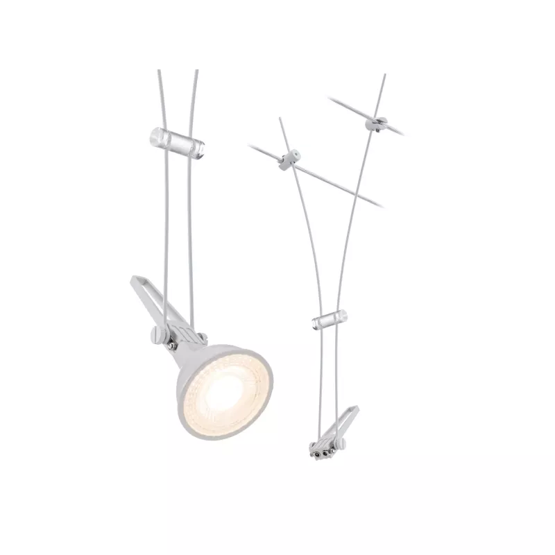 CorDuo Comet Spot-Kabelsystem, einzelne GU5.3-Fassung, max. 50 W, dimmbar, 12 V