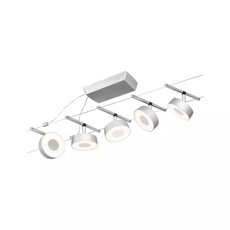 Kit básico de sistema de cable circular LED CorDuo 5x180lm 5x5W 3000K 230/12V