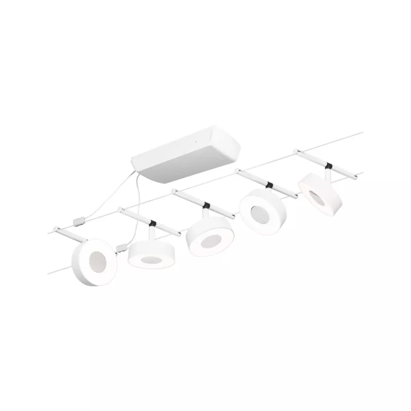 Kit básico de sistema de cable circular LED CorDuo 5x180lm 5x5W 3000K 230/12V