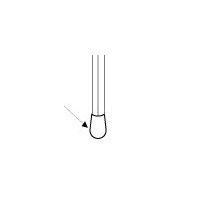 Embout de protection pour tige 4 x 4 mm ( 1 piece ) - fixation cimaise pour tableau artiteq ARTI TEQ 2 - Cimaise Tableau 