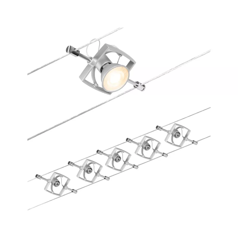 CorDuo Système sur câbles Mac II Kit de base GU5,3 max. 5x10W 230/12V